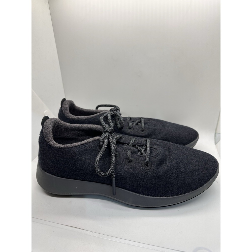 Allbirds Wool Runners Mizzle Sneakers Mens 12 Gray Merino Lace Up